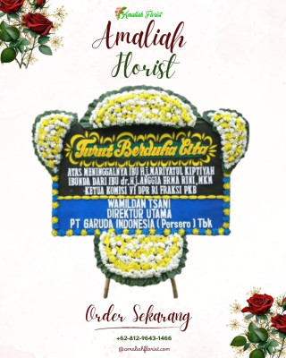 Papan Bunga Duka di Tlogosari