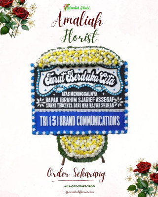 Papan Bunga Duka di Tlogosari