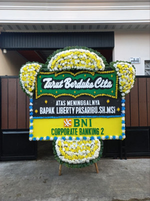 Papan Bunga Duka di Tlogosari