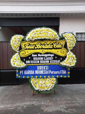 Papan Bunga Duka di Tlogosari